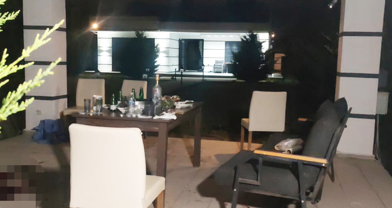 Villa bahçesinde eğlence ölümle bitti!