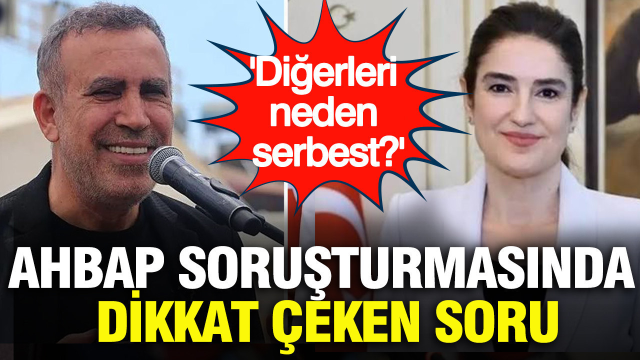AHBAP soruşturmasında dikkat çeken soru: Diğerleri neden serbest?